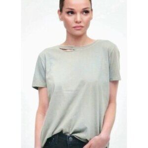 n:Philanthropy Sage Cutout Short Sleeve T-Shirt Size Small NWT